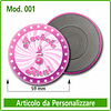 Calamita rotonda diametro 59 mm - Mod. 001 - 10 pz.